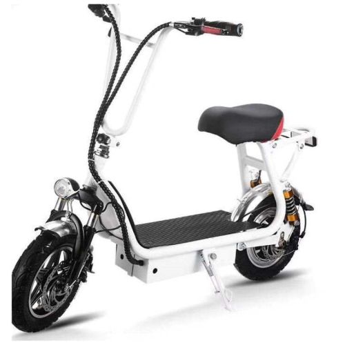Megastar Megawheels Mini Coco 36V Harley City Foldable Electric Scooter, White -M1-W (UAE Delivery Only)