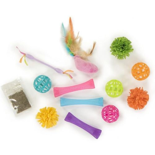 Smartykat Smarty Stash Variety Pack Of 13 For Cat Toys