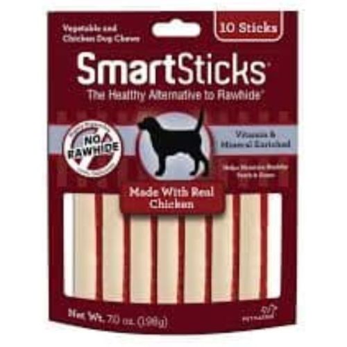 Smartbones Sticks Chicken 10 Pack  Rawhide Free Chew Dog Treats