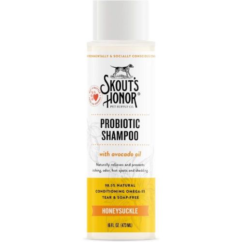 Skouts Honor Probiotic Shampoo Plus Conditioner Honeysuckle Grooming 475Ml