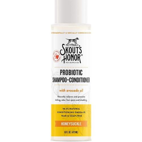 Skouts Honor Probiotic Shampoo Honeysuckle Grooming 475Ml