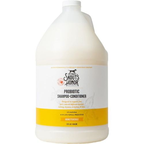 Skouts Honor Probiotic Shampoo Plus Conditioner Honeysuckle Grooming 3800Ml