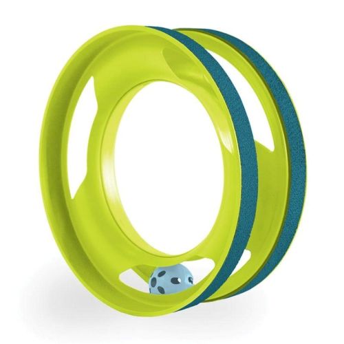 Petstages Ring Track Roll Cat Toy, Green