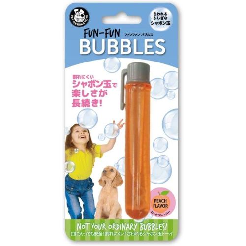 Petmate Pet Qwerks Incredibubbles Peach Flavor For Cats And Dogs Toy