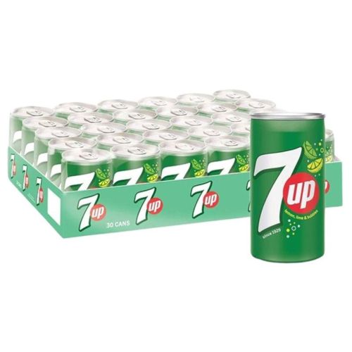 7UP Soft drink Mini Can 150ml pack of 30