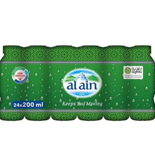Al Ain Bottled Drinking Water 200ml Pack of 24