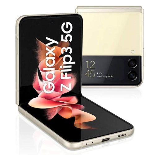 Samsung Galaxy Z Flip3 5G 12GB Ram 256GB Cream (Pre Owned With One Month Warranty)