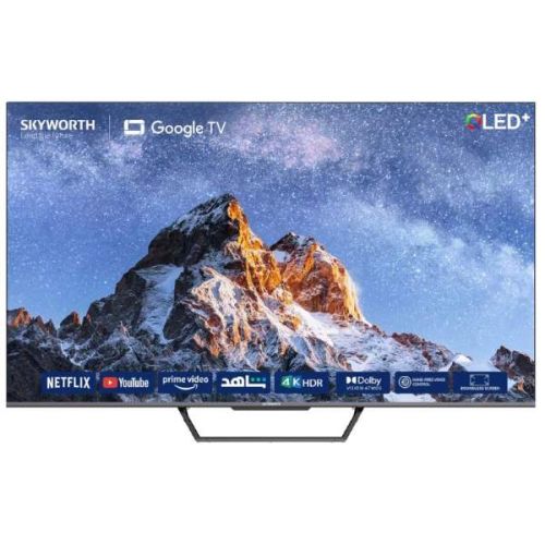 Skyworth 75 inches 4K UHD Smart QLED TV, Black, 75SUE9500 ( UAE Delivery Only)