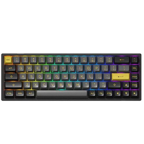 AKKO Black & Gold 3068B Mechanical Keyboard Switch Jelly Purple Games planet