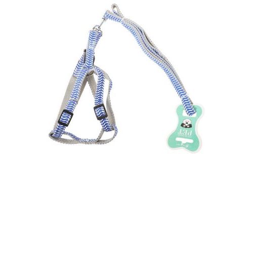 For Pet Dog Lead Chain With Harness Blue For Dog 