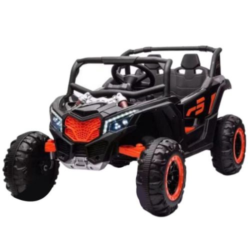 Megastar Ride on 12V Midnight Ranger Electric Ride On  Suv 4x4 with  RC For Big Kids NEL913-BLK