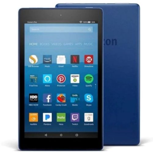 Amazon Fire HD 8 Tablet, 32GB, Faster Processor, Thinner And Lighter, Blue
