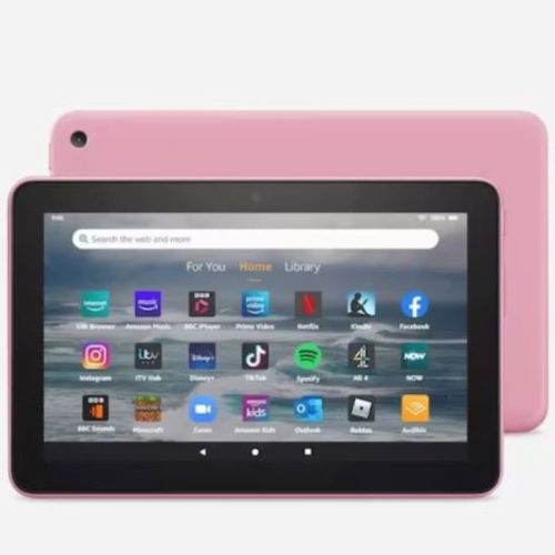 Amazon Fire HD 8 Tablet, 32GB, Faster Processor, Thinner And Lighter, Rose