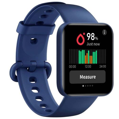 POCO Smart Watch 1.60 inch  Amoled Display Touch Screen 5ATM Water Resistant 14 Days Battery Life GPS More Health-Related Features Steps Sleep And Heart Rate Monitor 100 With Fitness Modes  - Blue