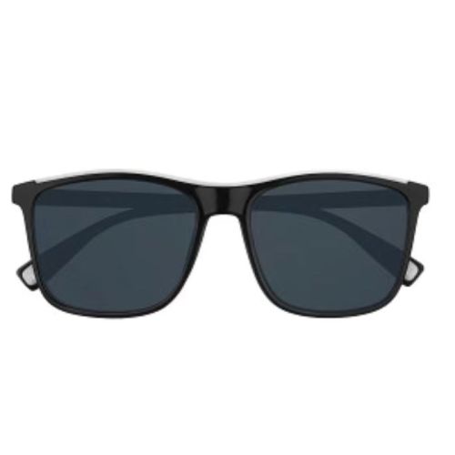 Zippo OB94-01 Square Shape Sunglasses For Unisex, 63 mm Size, Black Bone - 267000593