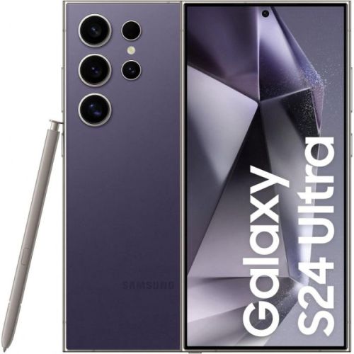 Samsung Galaxy S24 Ultra, 5G, 1TB, 12GB, Dual Sim, Titanium Violet (UAE Version)
