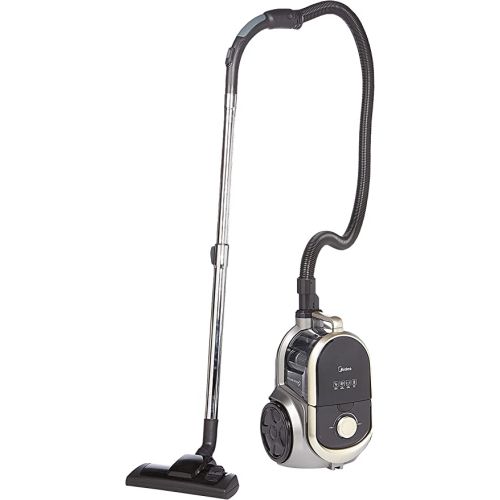 Midea 2000W Powerful Bagless Canister Vacuum Cleaner with 5M Cord Length-(‎Black)-(VCC18C)