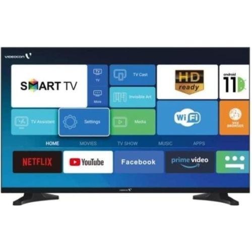 Videocon 32 " Smart TV Full HD Android 11 Official With Google Assistant Google Play, Black, AAEE32EL1100D1