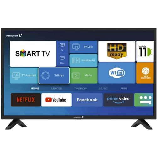 Videocon 40 Inch Smart TV Full HD Android 11 - Black, AAEVG40SMTVD1