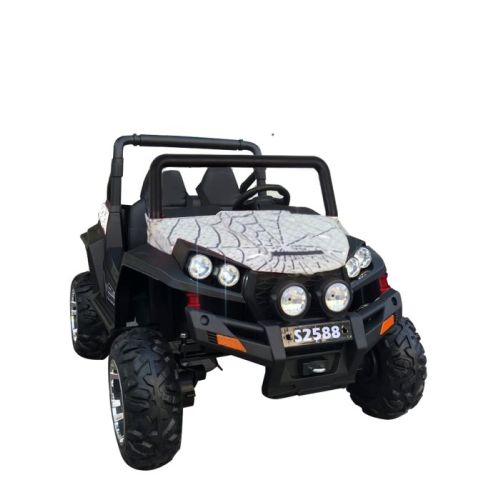 Megastar 2 Seater Army Edition Car Suv Trunker Ride On 12 V - White (UAE Delivery Only)