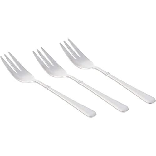 Winsor 18/10 Stainless Steel Pilla Fruit Fork Set - 3 Pieces, Silver, WR34100FF