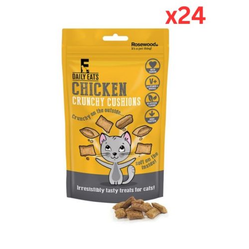 Rosewood Daily Eats Crunchy Cushions Chicken (60g x 24)