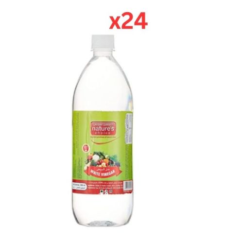 Natures Choice White Vinegar, 1000 ml Pack Of 24 (UAE Delivery Only)