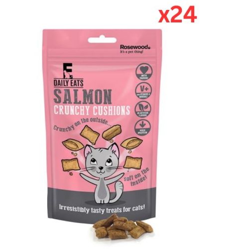 Rosewood Daily Eats Crunchy Cushions Salmon (60g x 24)