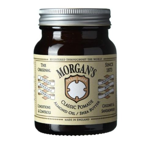 Morgan's Classic Pomade Almond Oil- Shea Butter 100g, Cream label