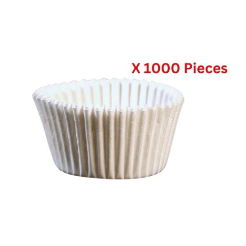 Hotpack Baking Paper Cake Cup White 1000 Pieces - CCN 
