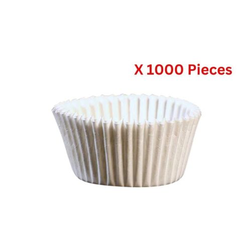Hotpack Baking Paper Cake Cup White 1000 Pieces - CCW