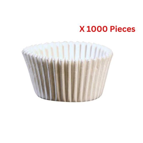 Hotpack Baking Paper Cake Cup White 1000 Pieces - CC7W