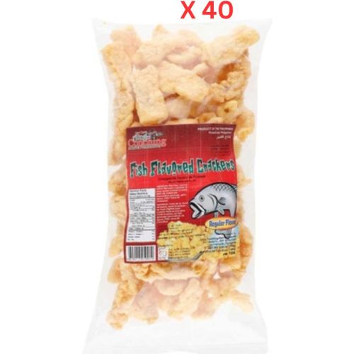 Aling Conching Fish Crackers Regular - 100 Gm Pack Of 40 (UAE Delivery Only)