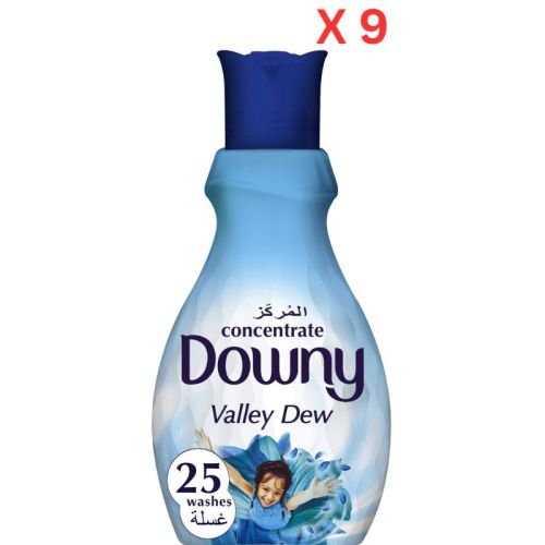 Downy Concentrate Valley Dew  - 1 Liter x 9
