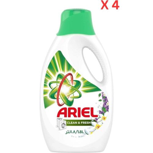 Ariel Automatic Power Gel Clean & Fresh Scent  - 1.8 Liter x 4