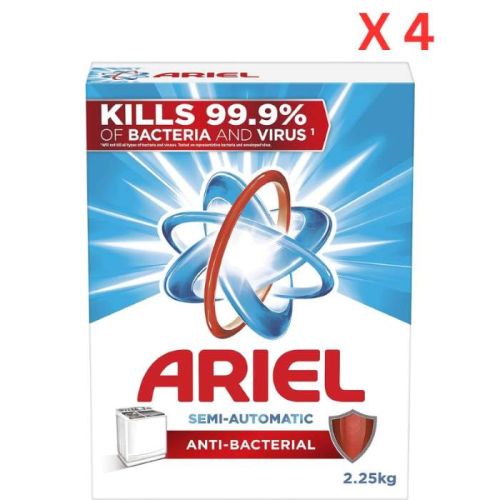 Ariel Laundry Detergent Semi Automatic 2.5 kg x 4