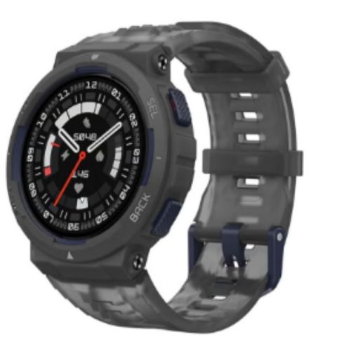 Amazfit Active Edge Smart Watch With Stylish Rugged Sport And Fitness Design Grey