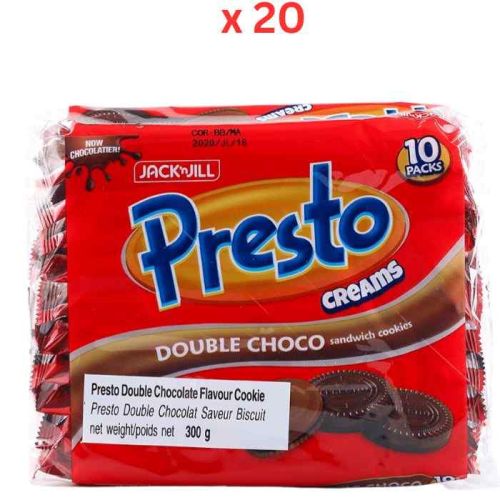 Jack N Jill Presto Creams Double Chocolate -30 Gm (Pack Of 10) Pack Of 20 (UAE Delivery Only)
