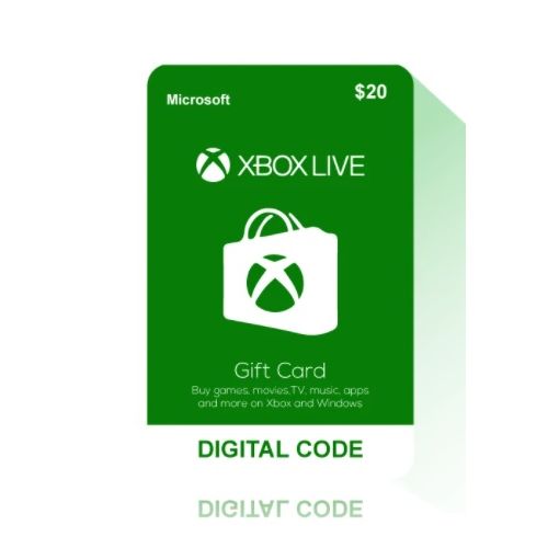 Xbox Live $20 USD - Instant E-Mail Delivery