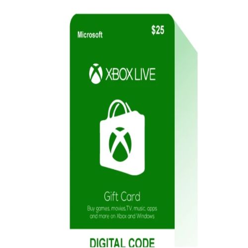 Xbox Live $25 USD - Instant E-Mail Delivery