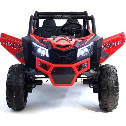 Megastar Ride On 24V Giant Goblin Electric Jeep 2 seater with Remote Control, Red - XMX613-Red (UAE Delivery Only)