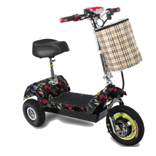 Megastar Megawheels Mobility Champ Electric Scooter 3 wheels - Black (UAE Delivery Only)