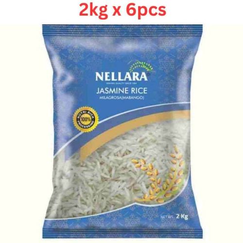 Nellara Jasmin Rice 2kg (Pack of 6)