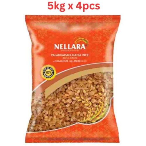 Nellara Palakkadan Matta Long Grain 5kg (Pack of 4)