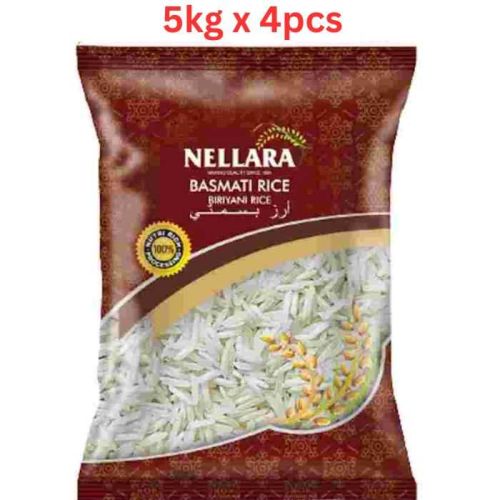 Nellara Basmathi Rice (Biriyani) 5kg (Pack of 4)  