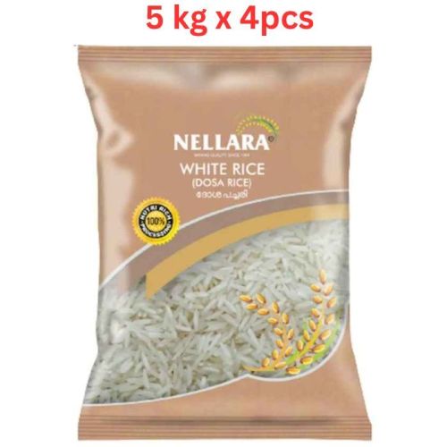 Nellara White Rice (Dosa) 5kg (Pack of 4)