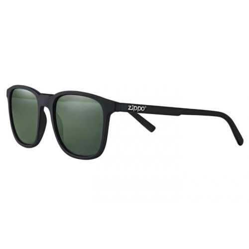 Zippo OB113-06 Square Shape Eyewear Sunglasses For Men, 53 mm Size, Smoke, Black - 267000567