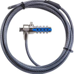 Targus DEFCON T-Lock Resettable Combination Cable Lock For Laptop Computer and Desktop-PA410E
