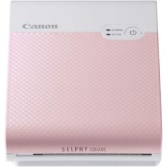 Canon SELPHY Square QX10 Compact Photo Printer, Pink