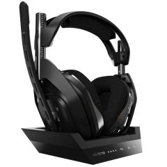 Astro Gaming A50 Wireless Headset + Base Station Gen 4 - Compatible With PS5, PS4, PC, Mac - Black